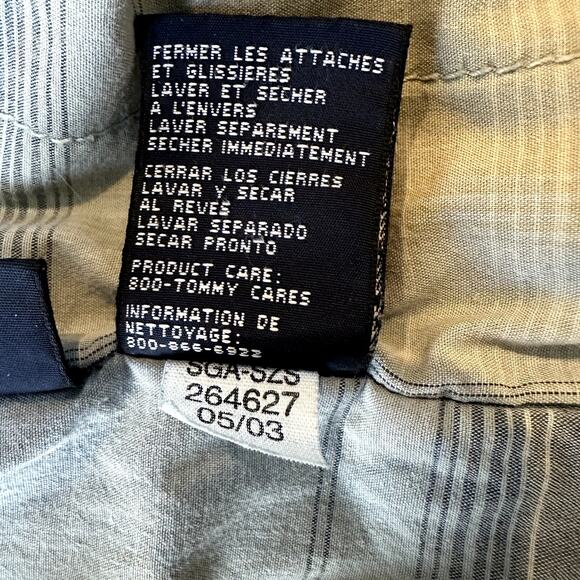 Vintage Hilfiger Denim Corduroy Insulated Zip Front Jacket, Men’s XXL, Blue - Picture 10 of 16